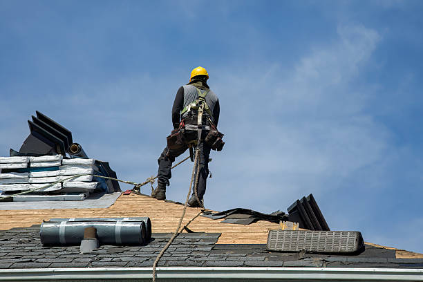 Professional Gutter Installation technician working in Mc Intosh, FL